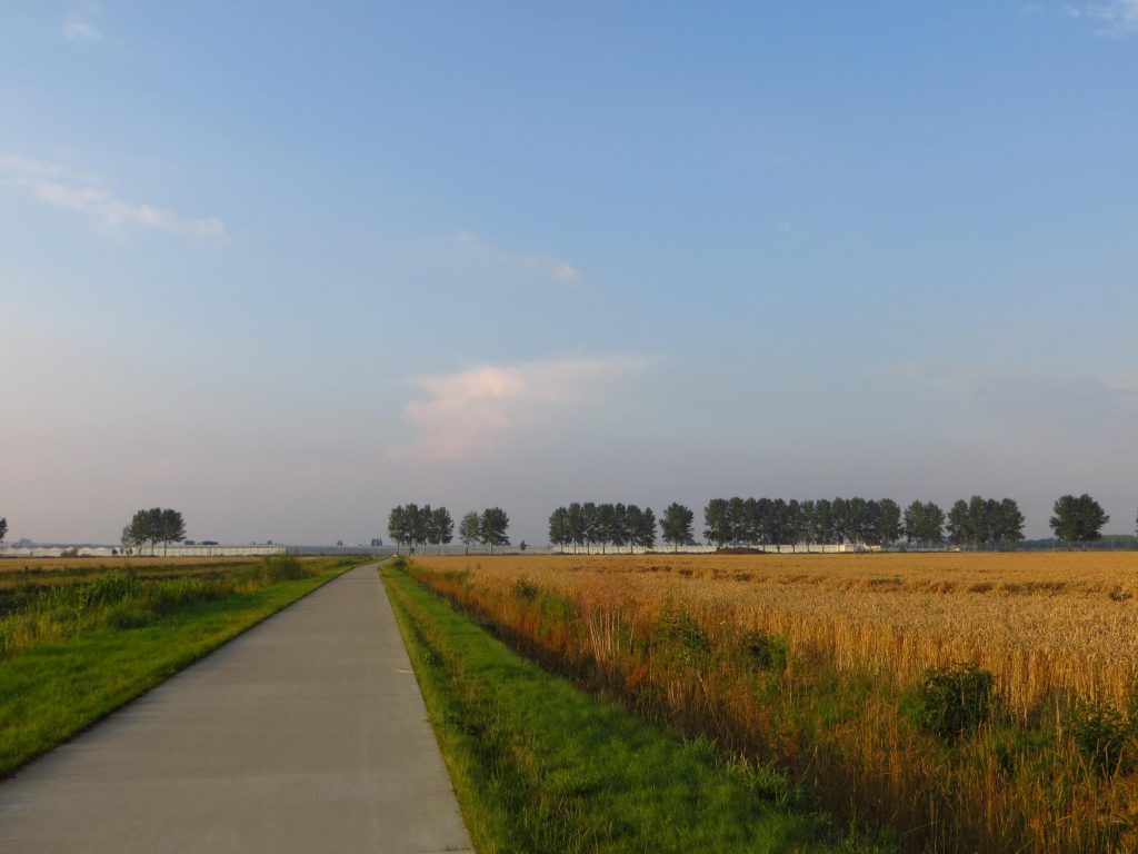 Op weg door de Over Betuwe richting Huissen.