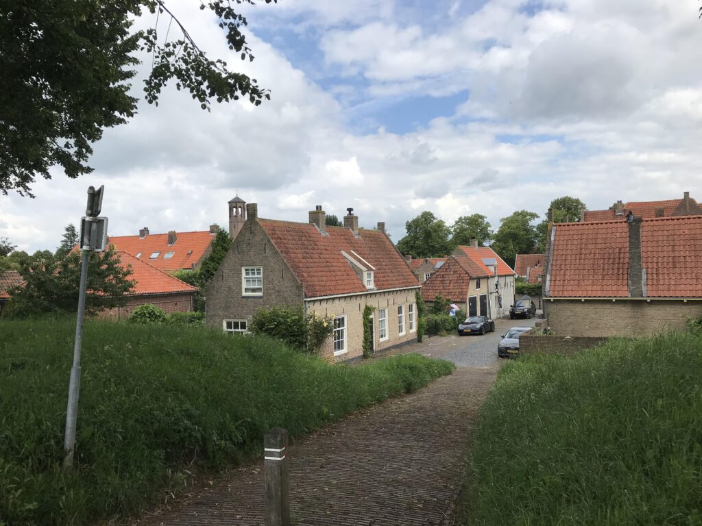 Het historische plaatsje Heusden aan de Bergsche Maas.